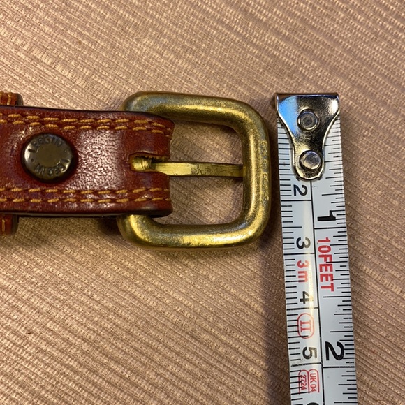 Leegin made in USA🇺🇸 leather/feather belt vintag - Picture 10 of 16